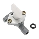 Carburetor Fuel Tank Tap Pocket Cock Valve Switch for 2 Stroke 47cc 49cc MN ATV Quad Dirt Pit Bike Scooter(WHITE)