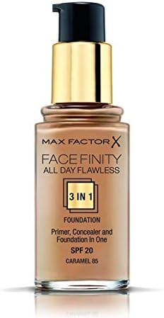Max Factor Facefinity 3-In-1 All Day Flawless Foundation SPF 20 C50 Natural Rose, 30ml