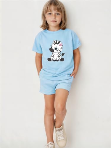 Image of minicult kids Kids Cotton Shorts and Matching Tshirt Coord clothing set with Cute Prints Clothing Set (200gsm Cotton Fabric)(pack of 2)