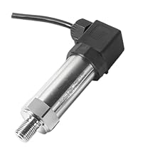 4-20mA 0-150psi G1/4 Pressure Sensor Transmitter 304 Stainless Steel Pressure Sensor Transducer for Water Oil Fuel Gas Air Sensor4-20mA Output,0-0.2bar