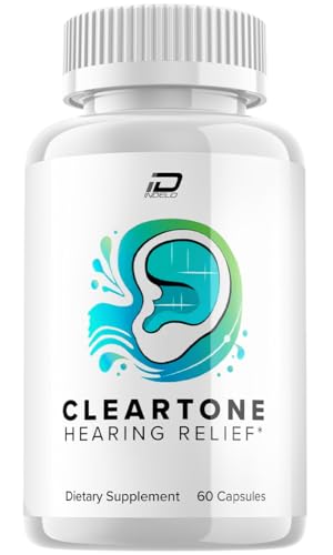 ClearTone Healthy Ear Support Supplement, Clear Tone Ear Ringing Relief, ClearTne Tinnitus Treatment, ClearTone Capsules, Advanced Formula Clear Tone for Hearing Support Reviews (1 Pack - 60 Capsules)