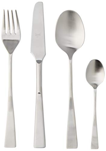 MEPRA アイス食器セット [24ピース] つや消しステンレス仕上げ 食洗機対応 カトラリー 104122024