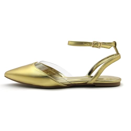 Women's Flat Shoes Pointed Toe Ballet Flats Wedding Office Work Dress Shoes for Women Dressy Comfortable3