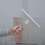 Shower Squeegee for Bathroom Glass Doors, 10'' Window Cleaner Tool - Image 2