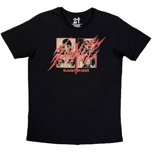 21 Savage t-shirt Slaughter Gang pour vos concerts hip-hop et soirées urbaines quotidiennes