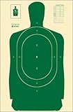 24 Pk, Texas Concealed Handgun License B-27 Training Target Features Only 5-4-3 Point B-27 Scoring System Printed and Has Faded Numbers to Avoid Distracting The Shooter Green Size: 24' X 45'