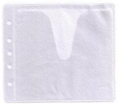 Mediaxpo 2,000 CD Double-Sided Refill Plastic Sleeve White