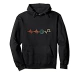 Heartbeat Billiard Ball Pool Snooker Spieler Pullover Hoodie