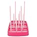 CFTGIW Baby Bottle Drying Rack Folding Portable Newborn Baby Bottle Dryer Rack for Home TravelRose Red Suitable All and and Friendly Non Composed of Free Environmentally (Rose Red)