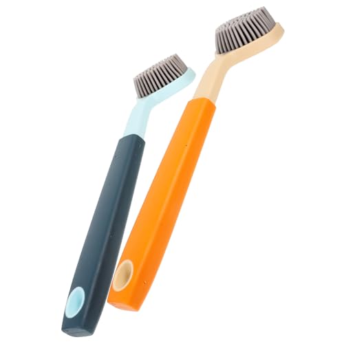 Ipetboom 2 Piezas Cepillo de Limpieza Fuerza Hundir Cepillo de Cocina el Secado Encima arrumação cozinha arrumacao cozinha Scrub Dish Brush sartén Sencilla Limpieza de Cuencos Gel de sílice