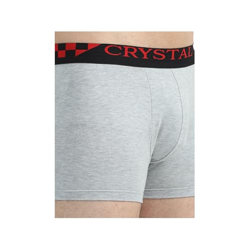 Image of Crystal Men's Cotton Elastane Lido Stretch Trunks - Assorted - Multipack
