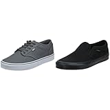Prodotto 1: Fodera: Tessuto Vans Sneaker Canvas Pewter White 41 EU + Slip on Canvas Black Black 41 EU