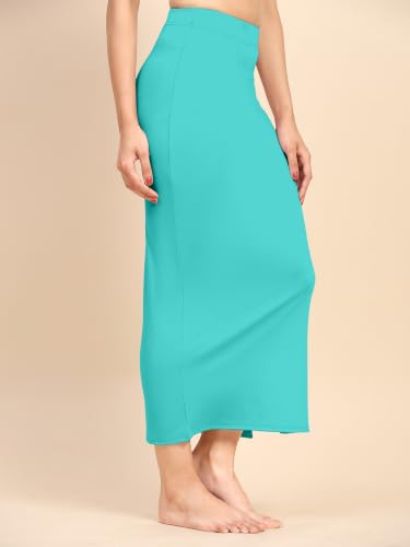 Image of TRENDMALLS Women's Polyester Spandex Stretchable Straight Saree Shapewear Petticoat for Women, Cotton Blended, Skirts for Women, Saree Shaper