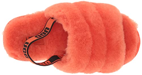 Ugg Kids K Fluff Yeah Slippers, Hazard Orange, 8 Us Unisex Toddler #TOP4
