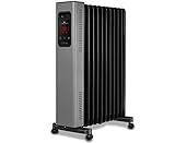 marmony m800 test Gewicht: nur 9,4kg KAISERWERT Ölradiator Deluxe, 2.500W Elektro Heizkörper mit 11 Rippen, bis 30m2, Touch Display, 3 Heizstufen, einstellbares Thermostat, 24 Stunden Timer, Memory-Funktion, Gewicht: nur 9,4kg