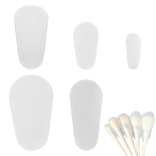 Chtaoxin 5 PCS Makeup Brush Covers, Makeup Brush Holder Travel, Brush Sleeves