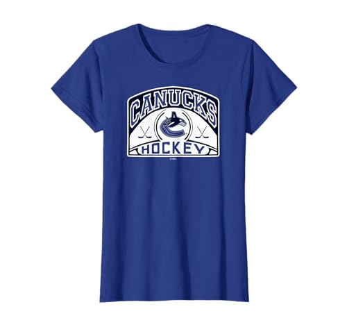 Vancouver Canucks Glide Blue Officially Licensed T-Shirt