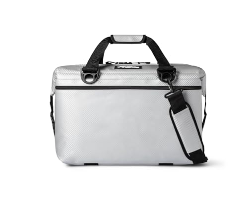 AO Coolers Expedition Carbon Soft Cooler with High-Density Insulation Silver 36-Can