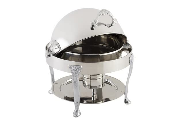 Petite Chafer with Renaissance Legs & Chrome Trim - 3 Quart
