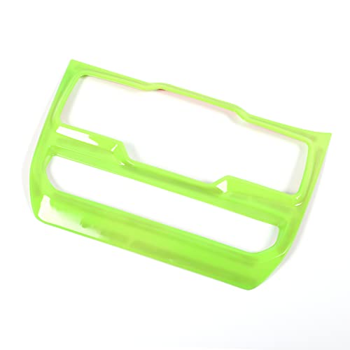 JeCar Green Center Console Window Control Panel Trim Cover for 2018-2024 Jeep Wrangler JL JLU Gladiator JT Interior Accessories by JeCar - Image 8