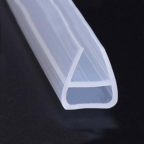IRCKONCI U Shape Bath Shower Screen Seal Strip, Waterproof Shower Door Seal Enclosure, 2 Metres...