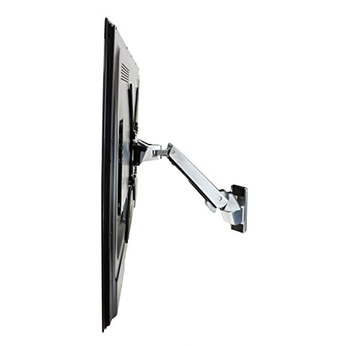 Ergotron – Interactive Arm Hd, Vesa Tv Wall Mount – For Heavy Monitors Or Tvs Up To 65 Inches, 18 To 40 Lbs – Polished Aluminum #TOP4