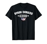 Byron Donalds Florida Governor 2026 US Flag Retro Men Women T-Shirt