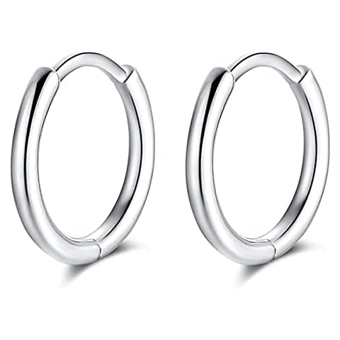 SWOPAN 925 Sterling Silver Hoop Earrings EK168 Cover