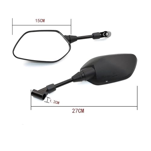 Espejo retrovisor Benelli TRK en aluminio y ABS universal para moto 2