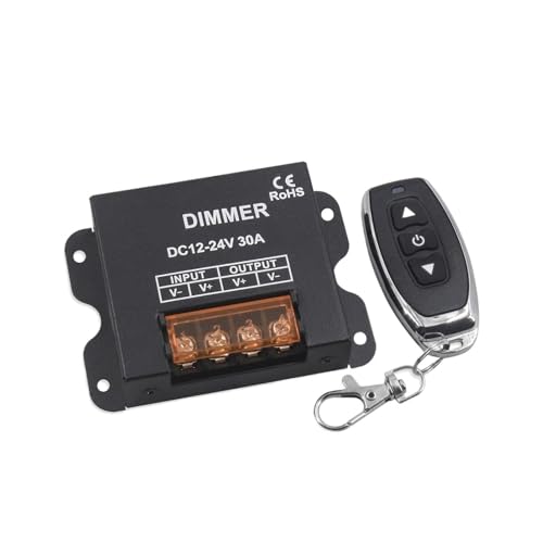 3-button iron shell 30A dimmer monochrome dimmer switch monochrome light strip LED light strip controller