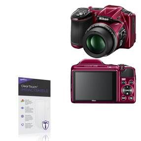 BoxWave Screen Protector Compatible With Nikon Coolpix L830 - ClearTouch ImpactShield (2-Pack), Impenetrable Screen Protector Flexible Film