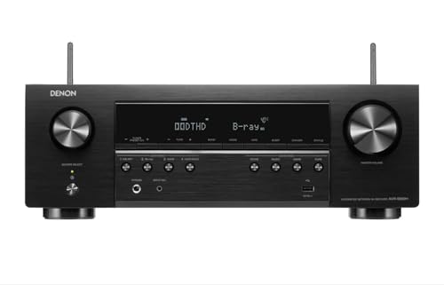 Denon AVR-S660H 5.2-Kanal AV-Receiver, Dolby Surround Sound, 6 HDMI Eingänge Und 1 Ausgang, 8K...