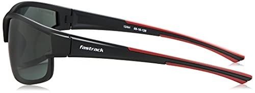 Fastrack Men's Polarization Green Lens Sporty Sunglasses,Large - Image 4