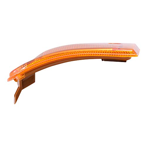 Brock Replacement Driver And Passenger Set Upper Signal Side Marker Light Compatible With 1996-2002 Express Van 5977399 5977400 #TOP4