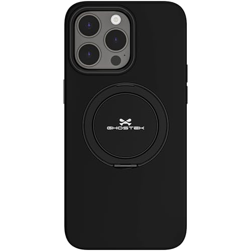 Coque iPhone 15 Pro Max MagSafe antichoc avec anneau rotatif
