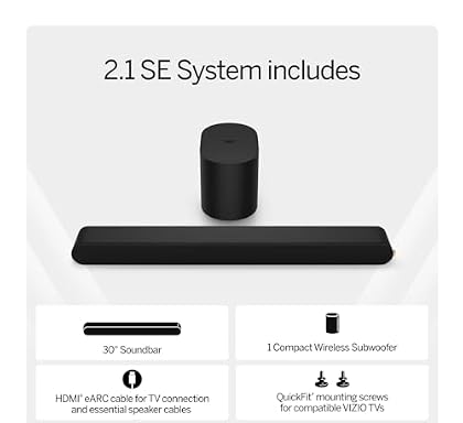 VIZIO 2.1 Soundbar SE with Dolby Atmos and DTS:X, photo 3