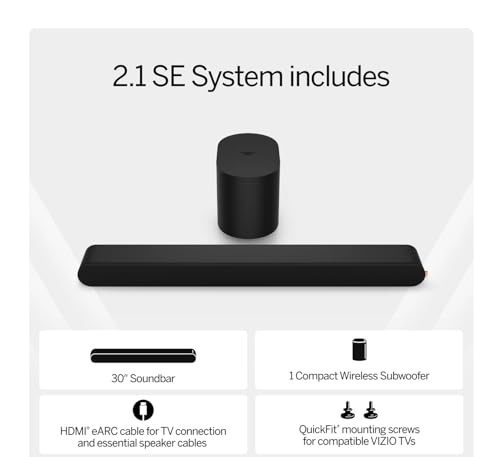 VIZIO 2.1 Soundbar SE with Dolby Atmos and DTS:X, photo 3 of 4