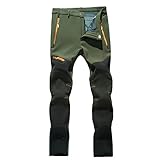 warme fleece hose damen Wasserdichte Hose Herren: Tragen Sie eine widerstandsfähige Stretch-Nylon-Oberflächenschicht mit wasserdichter Beschichtung, die Regen-, Schnee- und Ölflecken wirksam abwehrt, den Wind abschneidet und das Eindringen von Wassermolekülen verhindert. Die Innenschicht aus hautfreundlichem warmem Fleece mit hervorragender feuchtigkeitsableitender Behandlung, freiem Atmen, Wärme und Trockenheit bietet hervorragenden Komfort und Flexibilität.