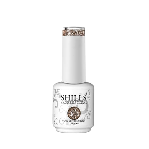 Image of SHILLS PROFESSIONAL UV /LED Soak Off Gel Polish (Gel Nail Polish) Nail Art Nail Polish Color Shade 234, Glossy Finish, 15ml