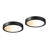 ocioc 2 Pack Flush Mount Ceiling Light, 6.7 inch 15W 5 CCT Selectable Mini Ceiling Light Fixture, Ul