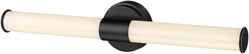 ML Lighting Trumann - 20W 1 LED Bath Vanity-4.7 Inches Tall and 24 Inches Wide-Matte Black Finish