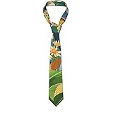 cravate personnalisée ❤DESIGN CREATIVITY: il peut s'agir de votre avatar homme femme préféré, animal de compagnie, hamburger, frites, peintures à l'huile, images, peu importe! Si vous souhaitez changer le fond de la cravate, vous pouvez également nous envoyer votre photo (de préférence un fond cohérent, tel que couleur unie, ciel, etc.)