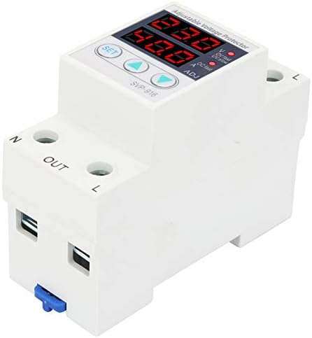 Intelligent Single Phase Adjustable Over-Voltage Under-Voltage Current Protector,230VAC 50 / 60Hz(40A)