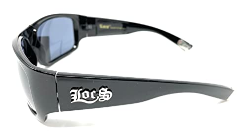 Locs Hardcore Shades 91107 Black Large Sunglasses | Designer Hardcore Big Men's Gangster Shades #TOP6