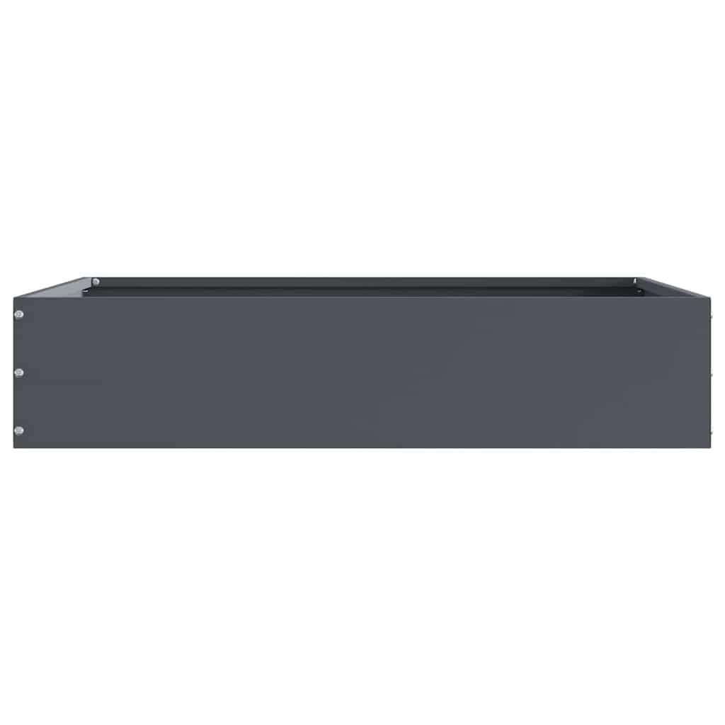 Bordure de pelouse en acier Anthracite 60 x 60 x 13 cm