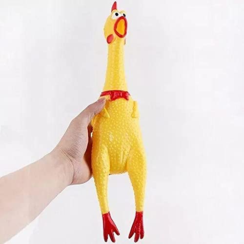 Brinquedo PET Frango Galinha de Borracha Grande