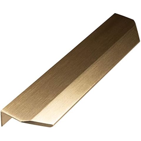 Gedotec - Tirador para armario (latón cepillado), diseño antiguo, color dorado Cover