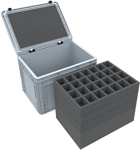 Contenedor de miniaturas Eurobox Feldherr con espuma Pick & Pluck de alta densidad 2