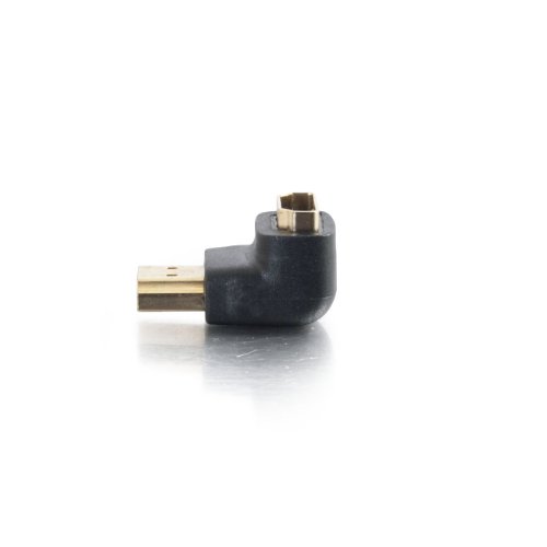 C2G Legrand Adaptador HDMI ángulo recto macho a hembra miniatura 3