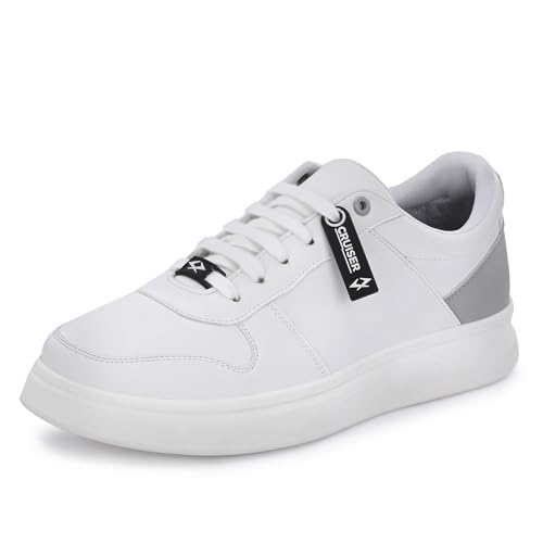 Image of Cruiser Mens Sneakers | Casual Shoes | Experience Comfort & Style with Soft Cushioned Insole |Step Up Your Comfort: Casual Sneakers for Every Day| Trendy Lace-Up Design Sneaker (2567)